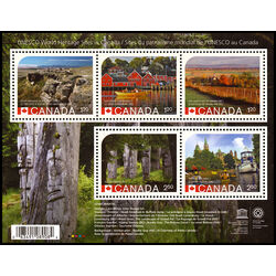 canada stamp 2739 unesco world heritage sites in canada 8 60 2014