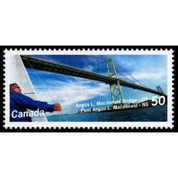 canada stamp 2102 angus l macdonald bridge ns 50 2005