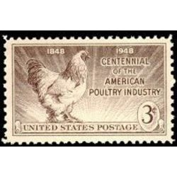 us stamp postage issues 968 poultry centennial 3 1948