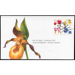 canada stamp 2128 31 fdc definitives flowers 2005