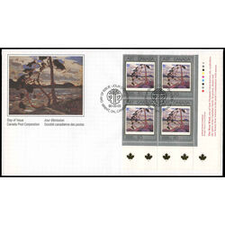canada stamp 1271 the west wind 50 1990 FDC LR