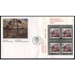 canada stamp 1271 the west wind 50 1990 FDC UL