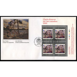 canada stamp 1271 the west wind 50 1990 FDC UR