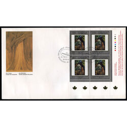 canada stamp 1310 forest british columbia 50 1991 FDC LR