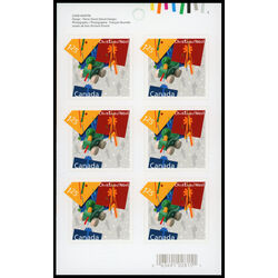 canada stamp bk booklets bk279 wood duck 2003