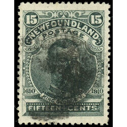 newfoundland stamp 103 king george v 15 1911 U VF 003