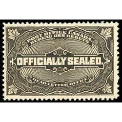 canada stamp o official ox4 officially sealed 1913 M F VFNH 019