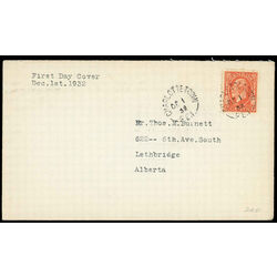 canada stamp 200 king george v 8 1932 FDC 015