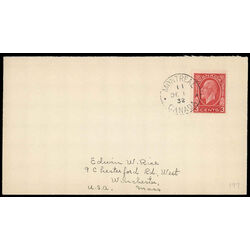 canada stamp 197 king george v 3 1932 FDC 011