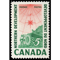 canada stamp 391 surveying crew 5 1961