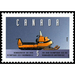 canada stamp 1605e bombardier ski doo olympique 335 snowmobile 1970 5 1996