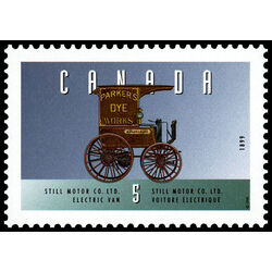 canada stamp 1605f still motor co ltd electric van 1899 5 1996