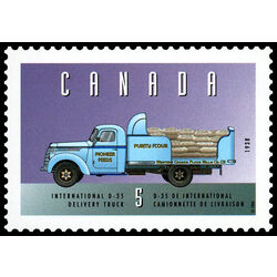 canada stamp 1605i international d 35 delivery truck 1938 5 1996