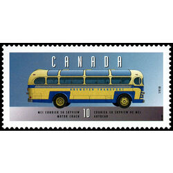 canada stamp 1605l mci courier 50 skyview motor coach 1950 10 1996