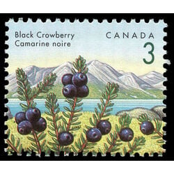 canada stamp 1351 black crowberry 3 1992