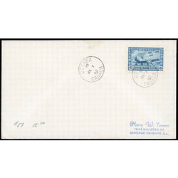 canada stamp c air mail c7 british commonwealth air training plan 6 1942 FDC 004
