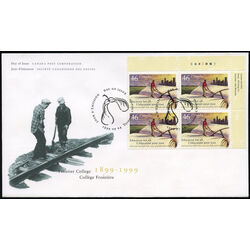 canada stamp 1810 frontier college farmer ploughing an open book 46 1999 FDC UR