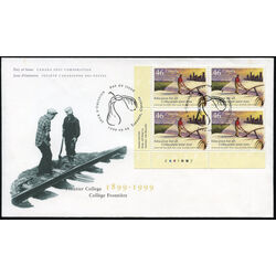 canada stamp 1810 frontier college farmer ploughing an open book 46 1999 FDC LL