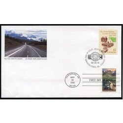 canada stamp 1413 the alaska highway 42 1992 FDC JOINT