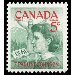 canada stamp 392 pauline johnson 5 1961