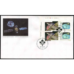 canada stamp 1442a canada in space 1992 FDC UL