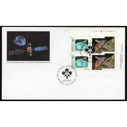 canada stamp 1442a canada in space 1992 FDC UR