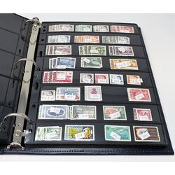 canada used stamp binder with stocksheets