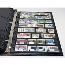 canada used stamp binder with stocksheets