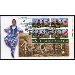 canada stamp 1655 highland games 45 1997 FDC LR