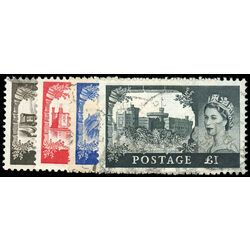 great britain stamp 309 12 queen elizabeth windsor england 1955 U 001