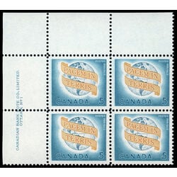 canada stamp 416 pacern in terris 5 1964 PB UL 1