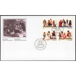 canada stamp 1277a cultural treasures dolls 1990 FDC