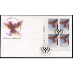 canada stamp 1288 symbolic bird 39 1990 FDC LL