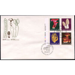 canada stamp 1248a mushrooms 1989 FDC LL