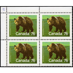 canada stamp 1178c grizzly bear perf 13 1 76 1989 CB UL