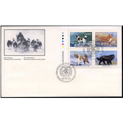 canada stamp 1220a dogs of canada 1988 FDC UL