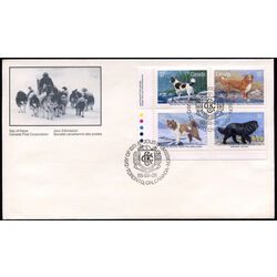 canada stamp 1220a dogs of canada 1988 FDC LR