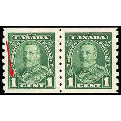 canada stamp 228ii pair king george v 1935