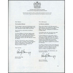 canadian postage stamp gilbert family coat of arms reproduced in silver and 24 karat gold 6