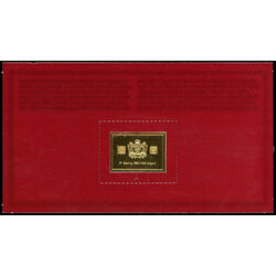 canadian postage stamp montcalm and wolfe reproduced in silver and 24 karat gold 10