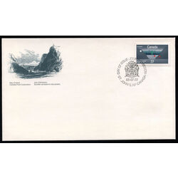 canada stamp 1214 st john s harbour 37 1988 FDC