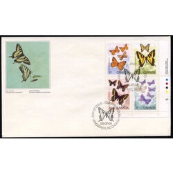 canada stamp 1213a butterflies 1988 FDC LR