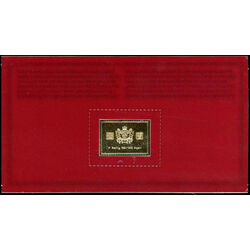 canadian postage stamp first airmail reproduced in silver and 24 karat gold 13