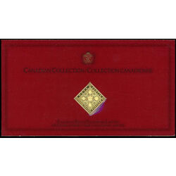 canadian postage stamp crown and heraldic flowers reproduced in silver and 24 karat gold 14