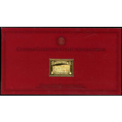 canadian postage stamp champlain quebec tercentenary reproduced in silver and 24 karat gold 20