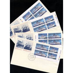 canada stamp 1140a canadian steamships 1987 FDC 4BLK
