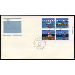canada stamp 1066a canadian lighthouses 2 1985 FDC LR