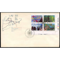canada stamp 1129a exploration of canada 2 1987 FDC LR