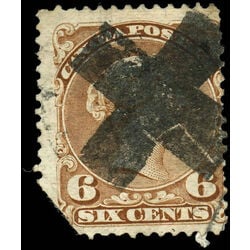 canada stamp 27 queen victoria 6 1868 U FIL 026