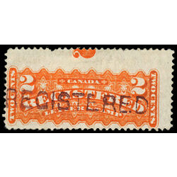 canada stamp f registration f1 registered stamp 2 1875 U F 032